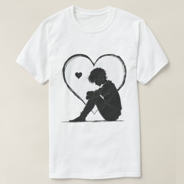 The only one in love in my world T-Shirt (Design Front)