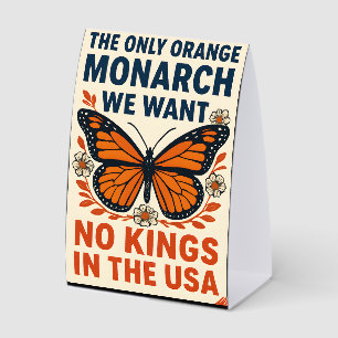 The Only Orange Monarch We Want No Kings in USA