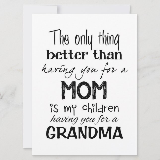 The only thing better holiday card (Front)