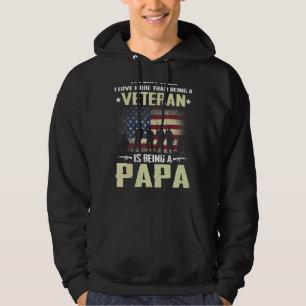 The Only Thing I Love More Than Being A Veteran Pa Hoodie