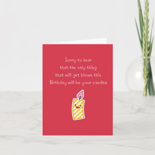 The Only Thing Puns Birthday Card (Front)