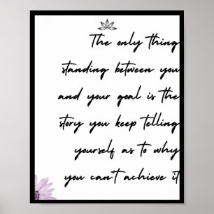 The only thing standing between you and your goal poster