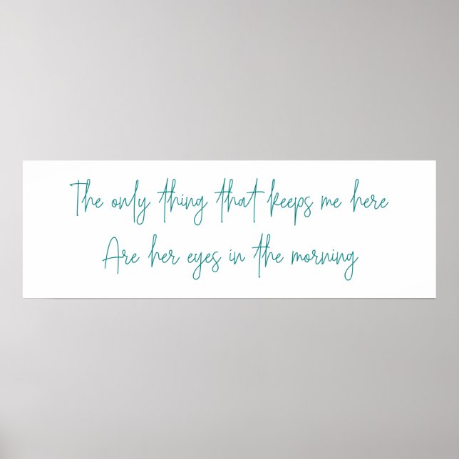 The only thing that keeps me here   poster (Front)