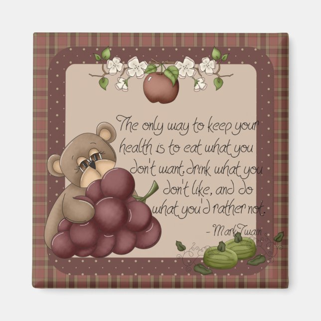 The Only Way to Keep Your Health Magnet (Front)