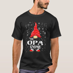 The Opa Gnome Matching Family Group Christmas Paja T-Shirt
