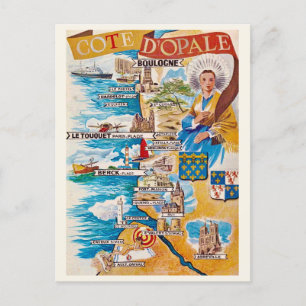 The Opal Coast of France Postcard