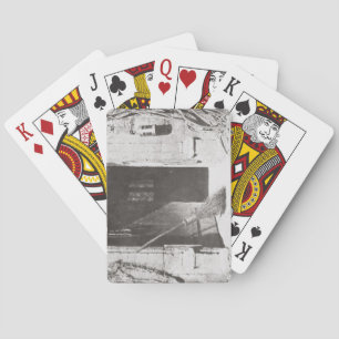 The Open Door, March, 1843 (b/w photo) Playing Cards