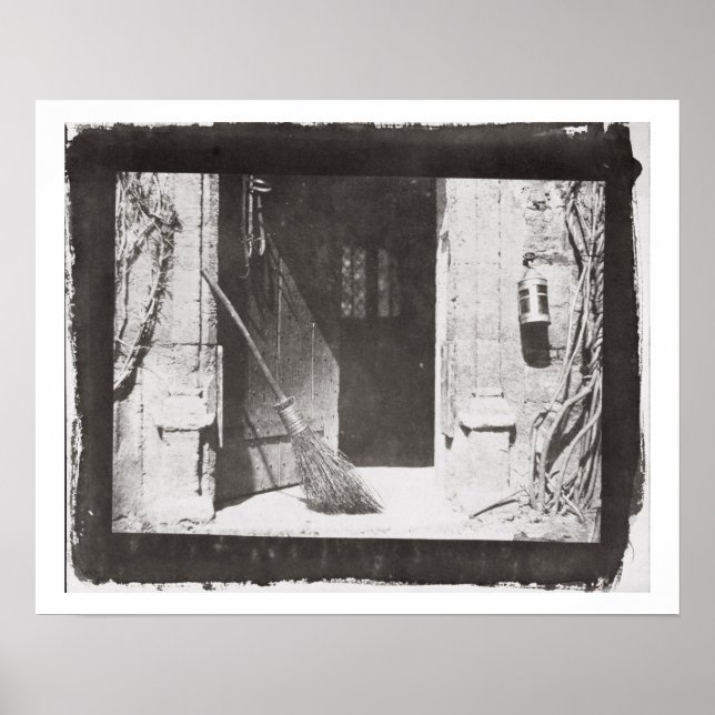 The Open Door, March, 1843 (b/w photo) Poster (Front)