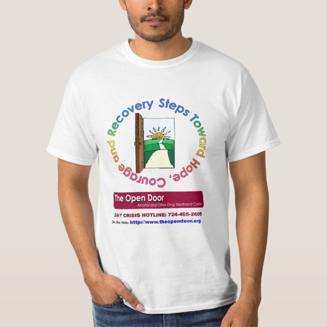The Open Door Recovery T-Shirt (Front)