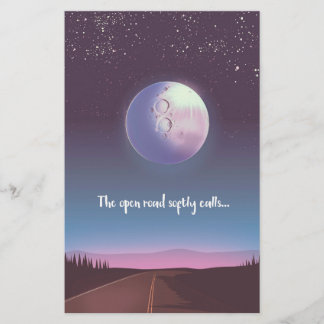 The open road softly calls stationery