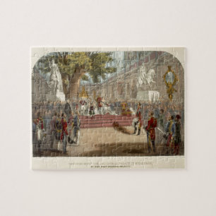 The Opening by Queen Victoria of the Industrial Pa Jigsaw Puzzle