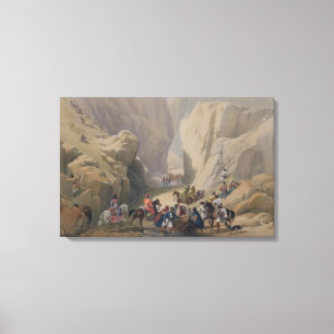 The Opening into the Narrow Pass Above the Siri Bo Canvas Print