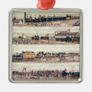 The opening of Stockton and Darlington Metal Tree Decoration
