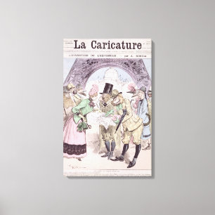 The Opening of the Universal Exhibition Canvas Print