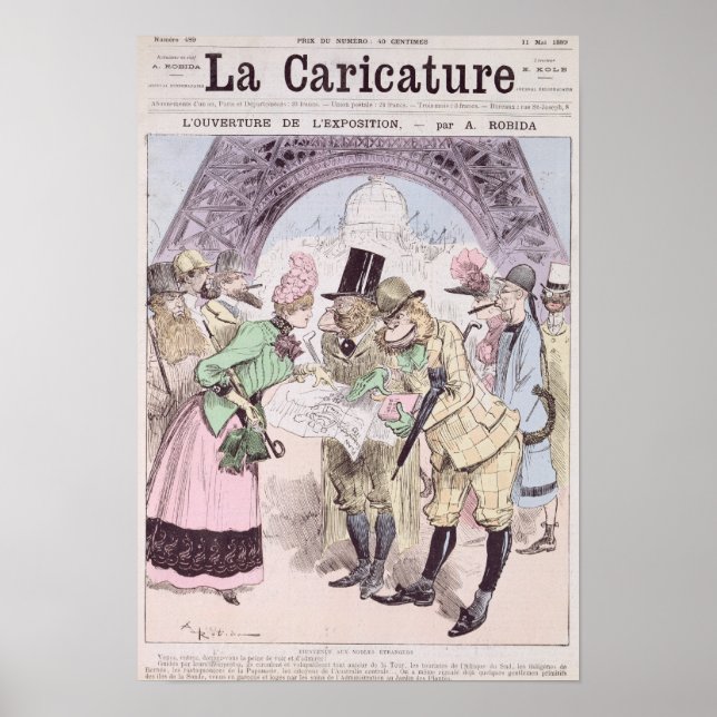 The Opening of the Universal Exhibition Poster (Front)