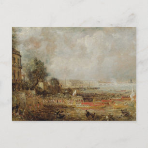 The Opening of Waterloo Bridge, c.1829-31 (oil on Postcard