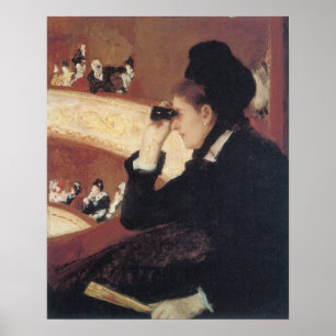The Opera by Mary Cassatt, Vintage Impressionism Poster