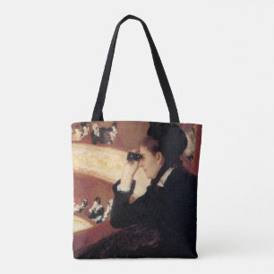 The Opera by Mary Cassatt, Vintage Impressionism Tote Bag