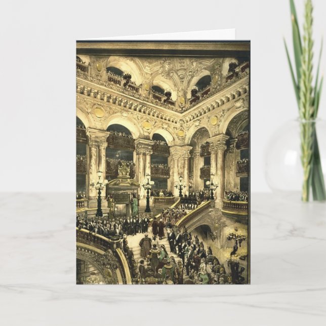 The Opera House, the inauguration of the opera, Pa Card (Front)