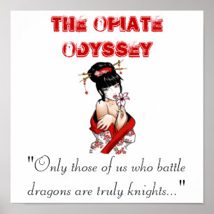 The Opiate Odyssey "Seku's Dragons" Design Poster