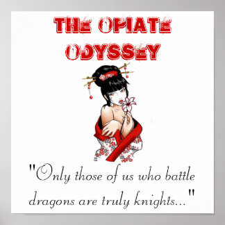 The Opiate Odyssey "Seku's Dragons" Design Poster