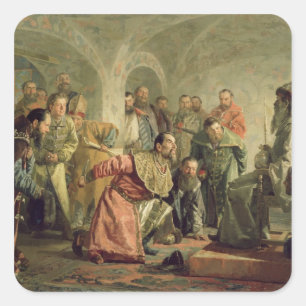 The Oprichnina at the Court of Ivan IV Square Sticker