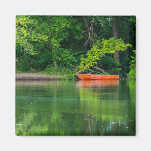 The Orange Boat Magnet