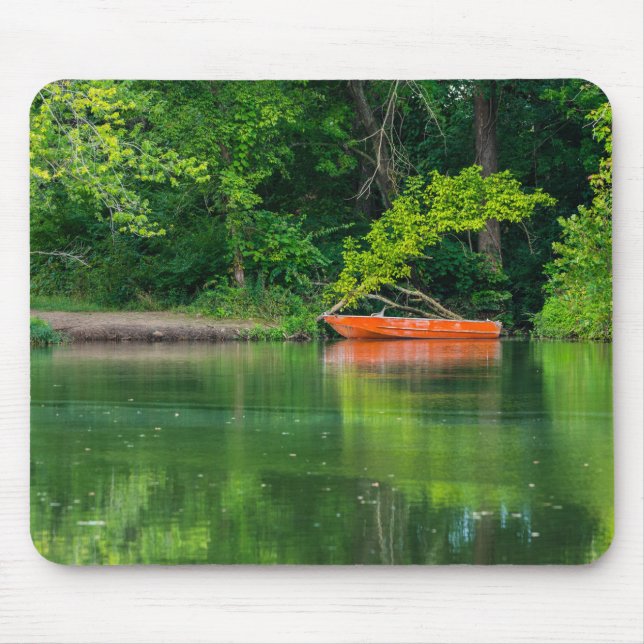 The Orange Boat Mouse Mat (Front)
