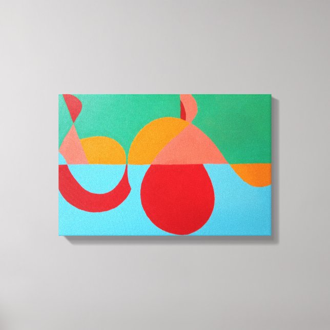 The Orange Clef Modern Art Print (Front)