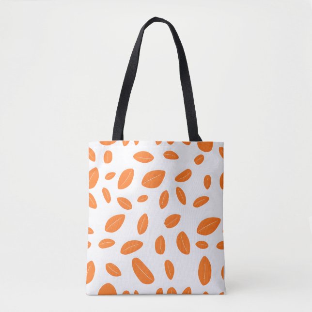 The Orange Leaf Tote  Bag (Front)