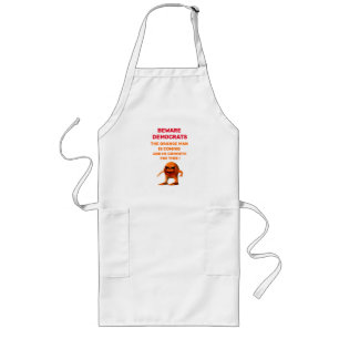 The ORANGE MAN   Apron