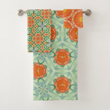 The Orange Slice Collection Orange and Green