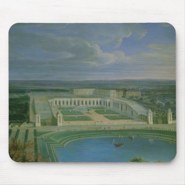 The Orangery and the Chateau at Versailles, 1696 Mouse Mat (Front)