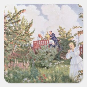 The Orchard, 1918 Square Sticker