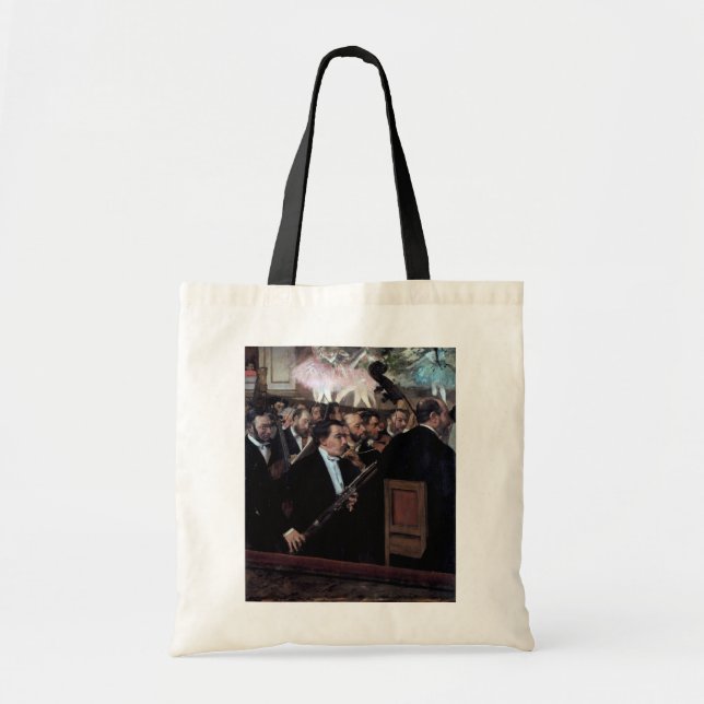 The Orchestra at the Opera, Edgar Degas Tote Bag (Front)