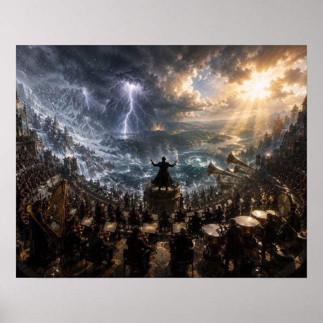 The Orchestra That Controls the Weather Poster (Front)
