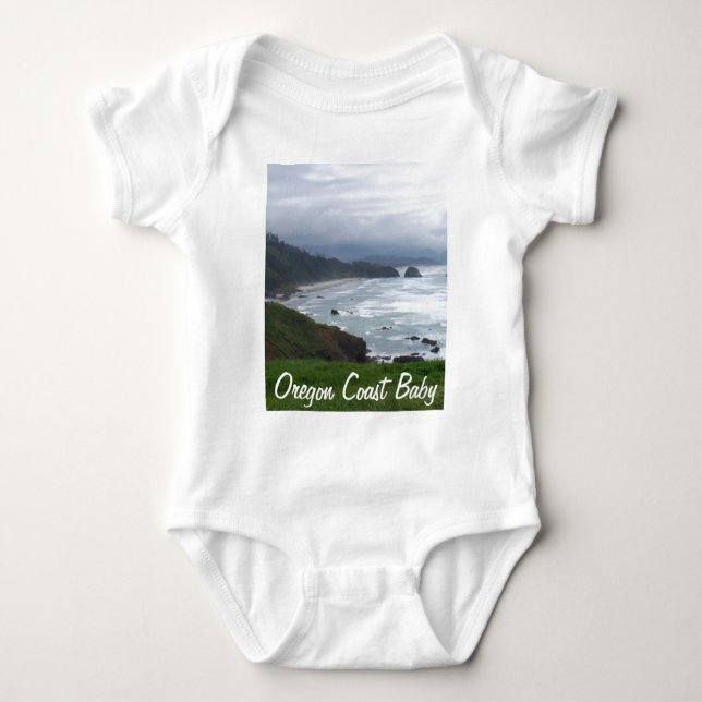 The Oregon Coast Baby Bodysuit (Front)