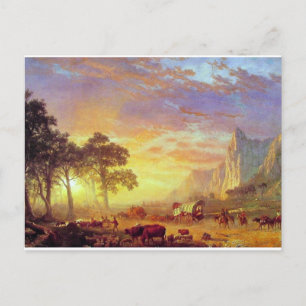 The Oregon Trail - Albert Bierstadt Postcard