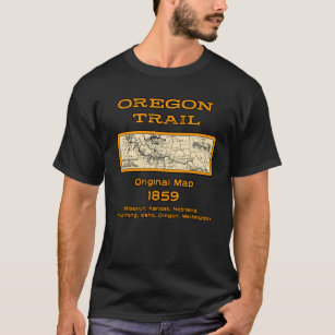 The Oregon Trail Map T-Shirt