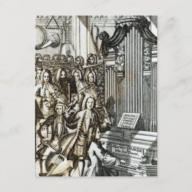 The Organ Recital Postcard (Front)