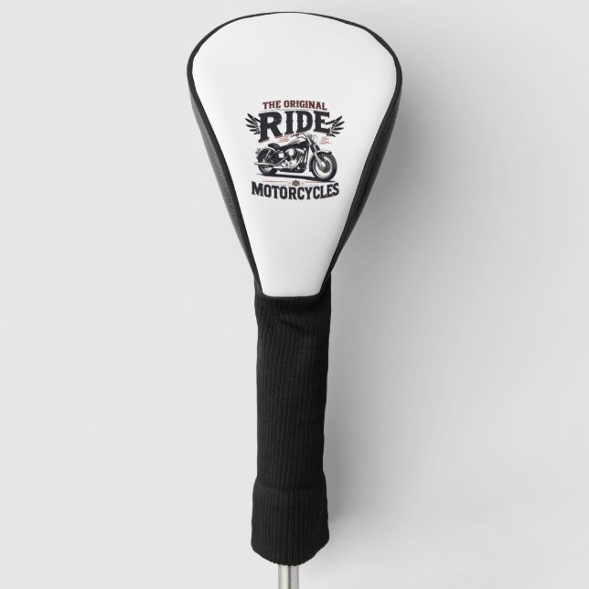 the orginal ride bike golf head cover (Front)