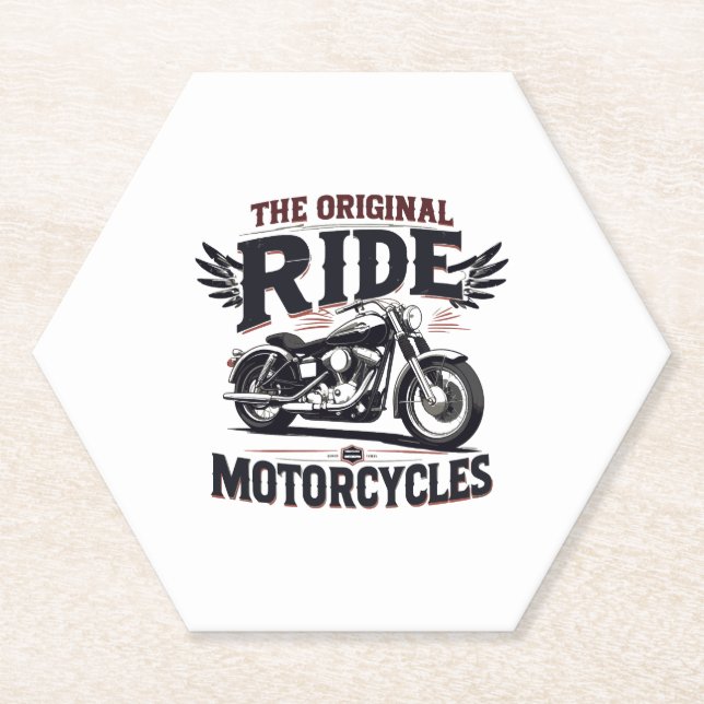 the orginal ride bike paper coaster (Front)
