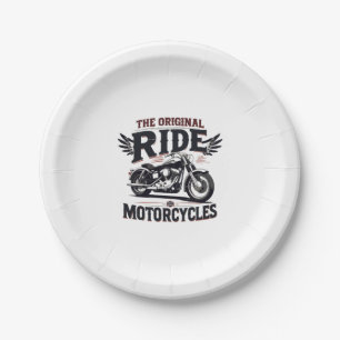 the orginal ride bike paper plate