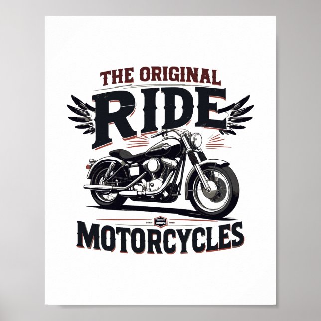 the orginal ride bike poster (Front)