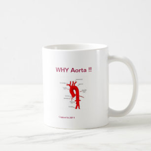The  Orginal  The only  WHY Aorta !!  Coffee Coffee Mug