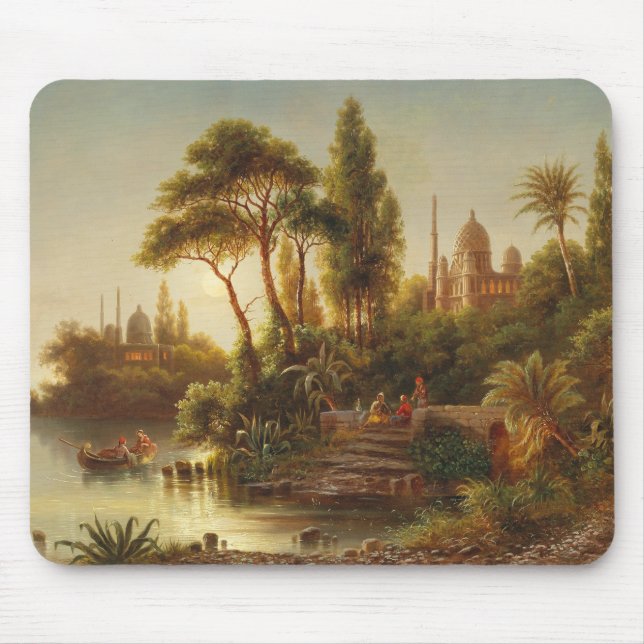 The Orient in the Evening Light – Albert Rieger Mouse Mat (Front)