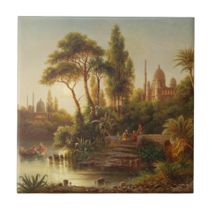 The Orient in the Evening Light – Albert Rieger Tile