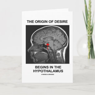 The Origin Of Desire Begins In the Hypothalamus Card