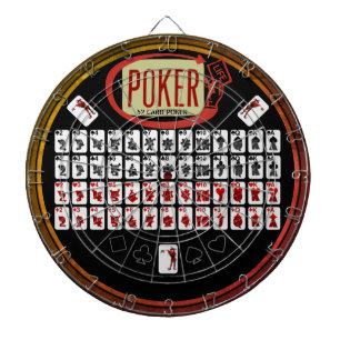 The Original 52 Card Poker Life 3.0 Dart Board