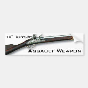 The original assault weapon bumper sticker